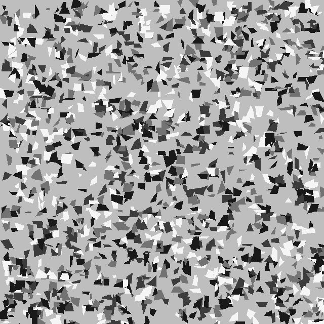 Gravel flake blend — light gray with white and black chips
