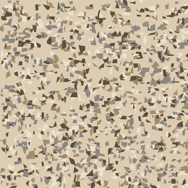 Shoreline flake blend — cream with tan and brown chips