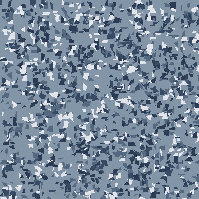Tidal Wave flake blend — slate blue with white chips